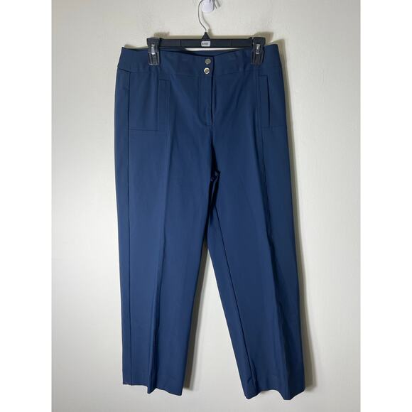 Elliott Lauren Navy Pants Sz 14 - Picture 1 of 3